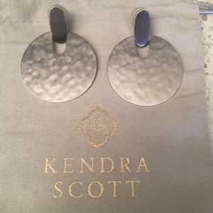 Kendra Scott Didi Statement Earrings in Silver